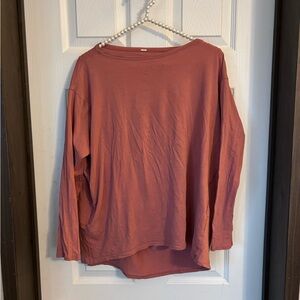 lululemon athletica Long Sleeve Top - Rust